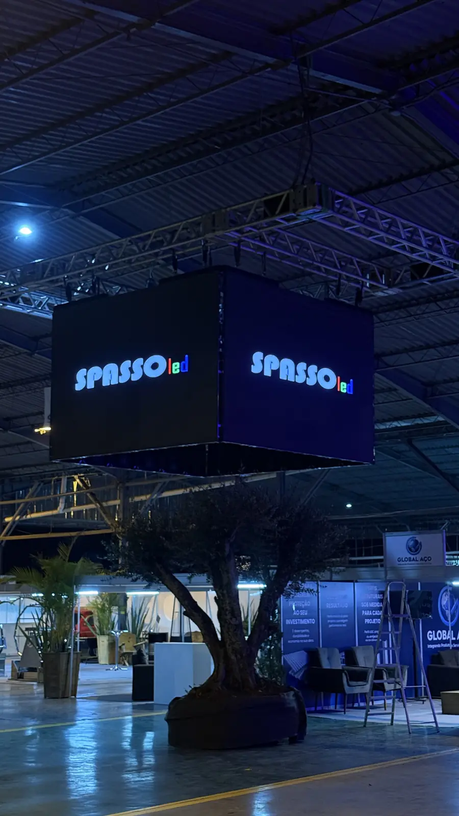 Backdrop vertical de LED